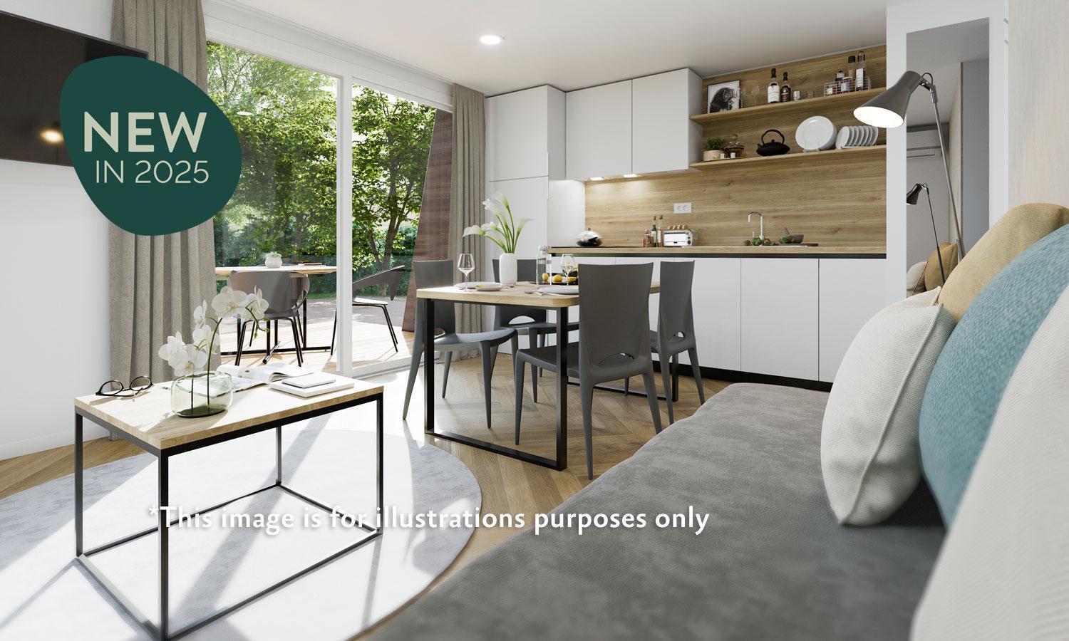 Aminess Style Glamping Villas & Holiday Homes Atea نجيفيش المظهر الخارجي الصورة Interior of a typical apartment