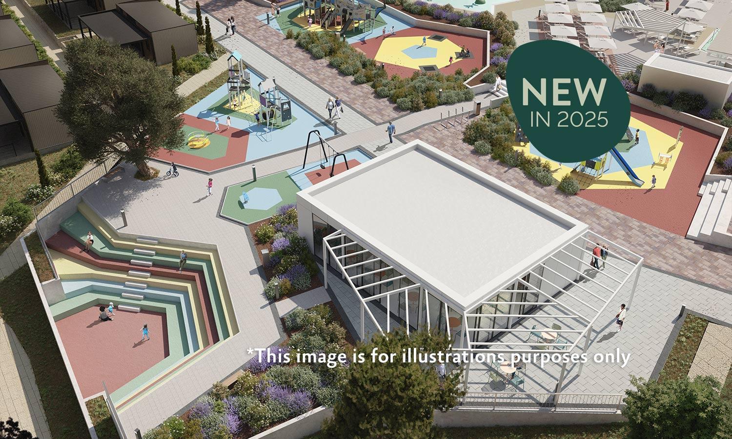 Aminess Style Glamping Villas & Holiday Homes Atea نجيفيش المظهر الخارجي الصورة The new playground at the National Children's Museum
